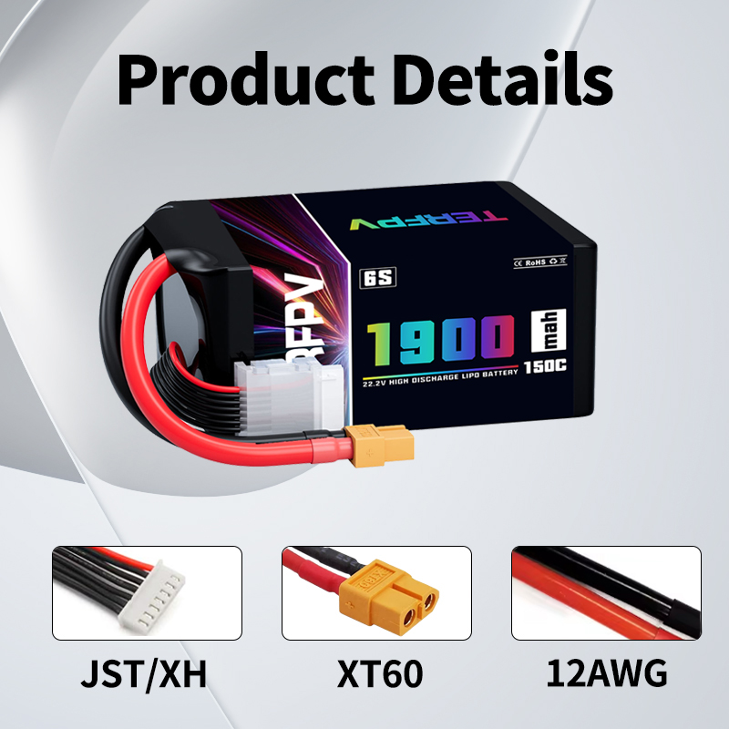 1/2Pcs Baterai TERFPV Lipo 6S  - Drone Racing Battery ulasan dan harga